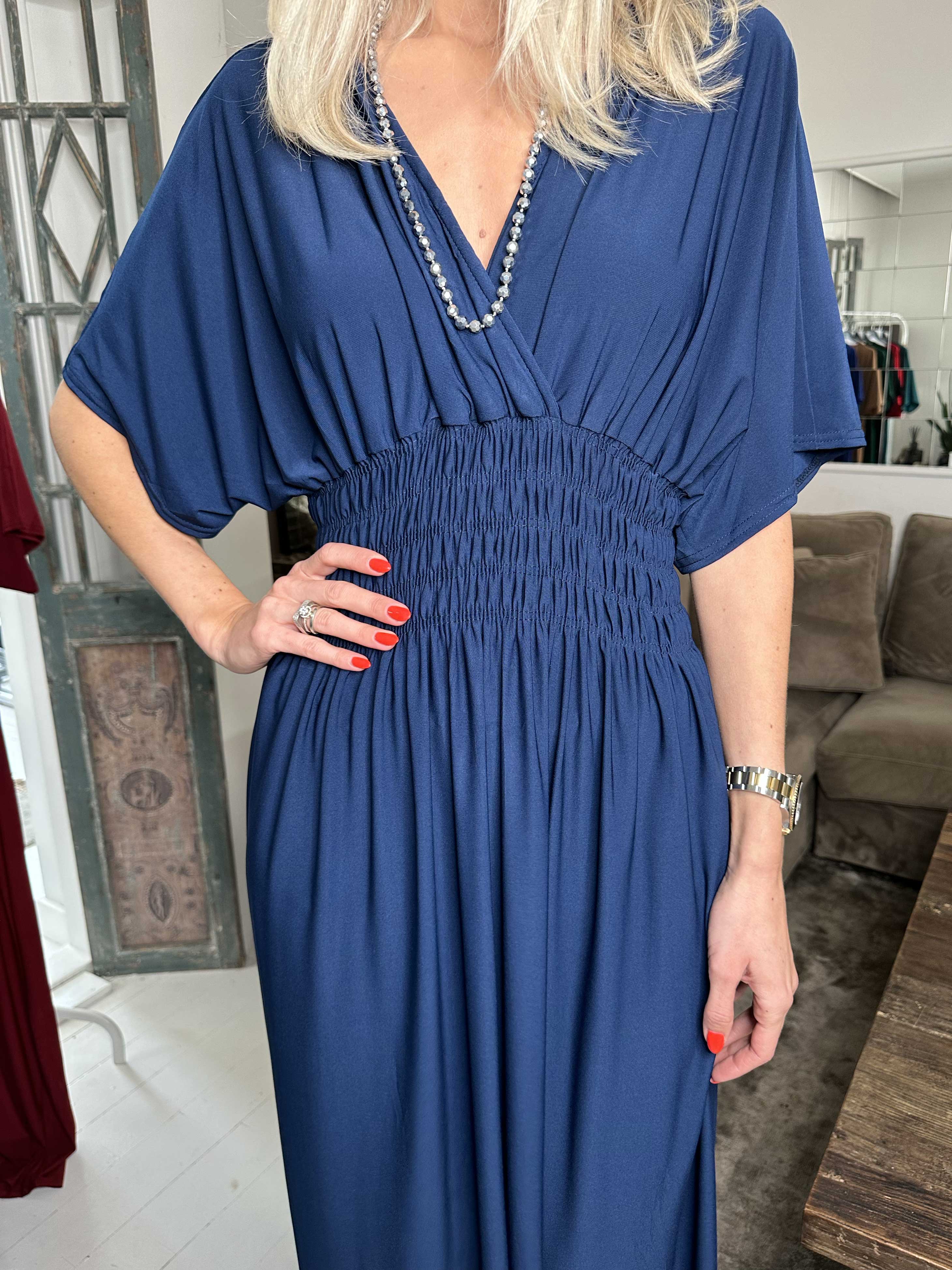 Pams Plain - Elastisk kjole med smock